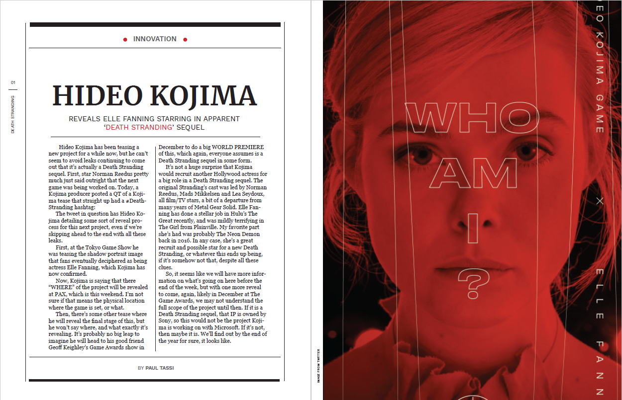 InDesign 2 Page Spread Layout